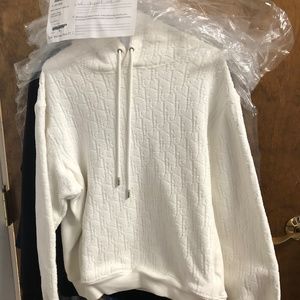 Dior white zip up